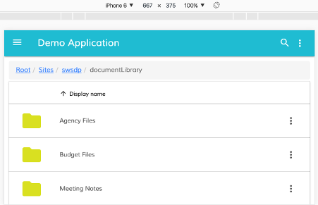 Responsive Mobile