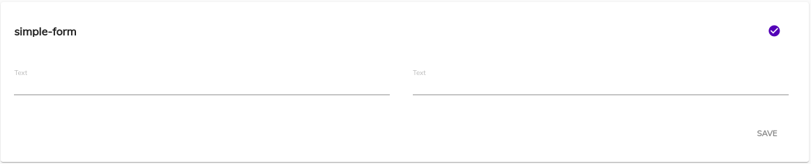 default text widget