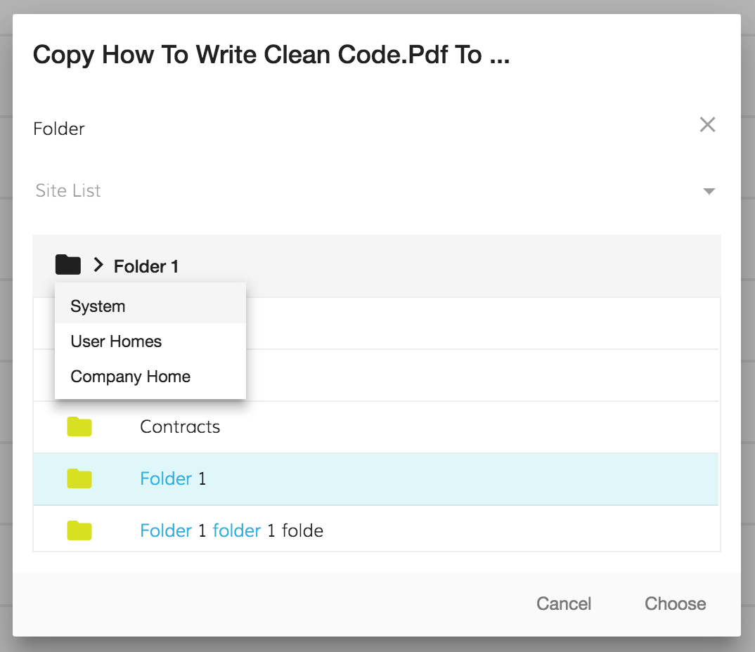 Copy/move dialog