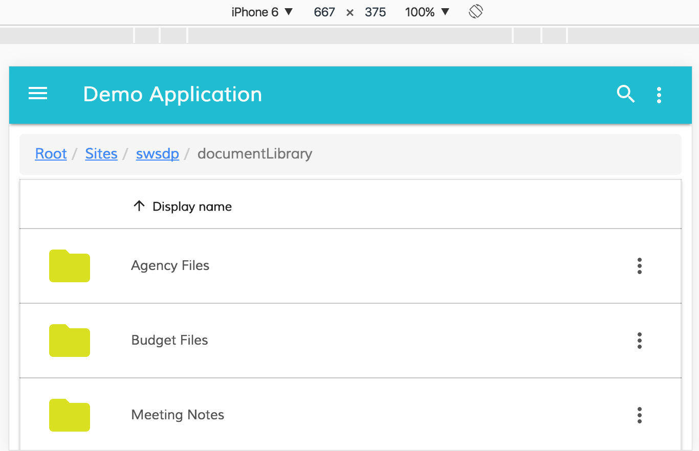 Responsive Mobile