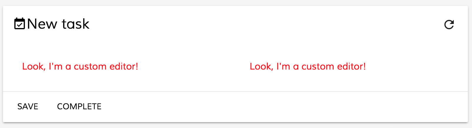 custom text widget