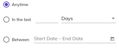 Date Range Widget