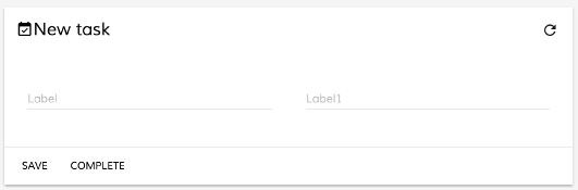 default text widget