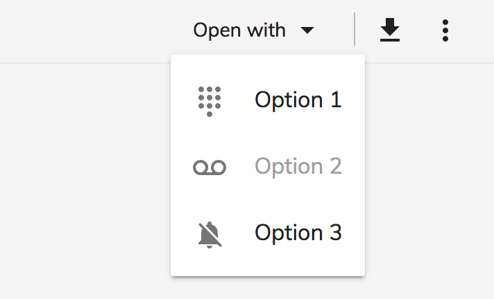 Open with