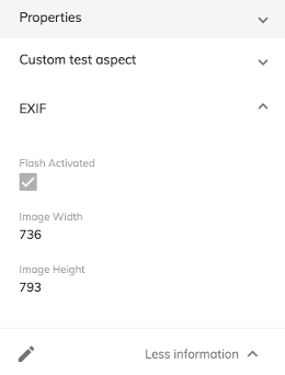 Content metadata screenshot