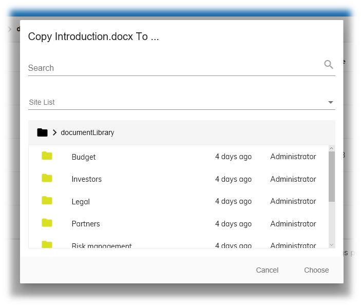 Content Node Selector screenshot