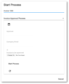 Start Form screenshot
