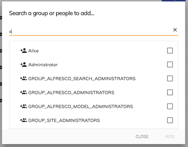 Add Permission Component