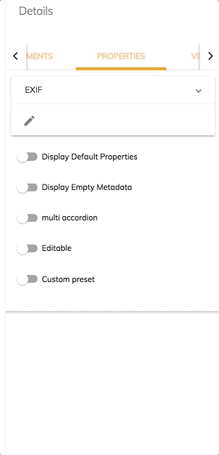 content metadata