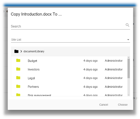 Content Node Selector screenshot