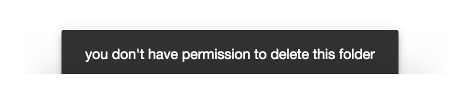 Delete show notification message