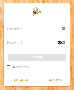 Login with custom logo and background