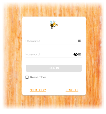 Login with custom logo and background