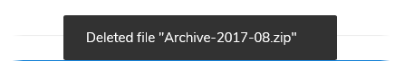 Custom delete message screenshot