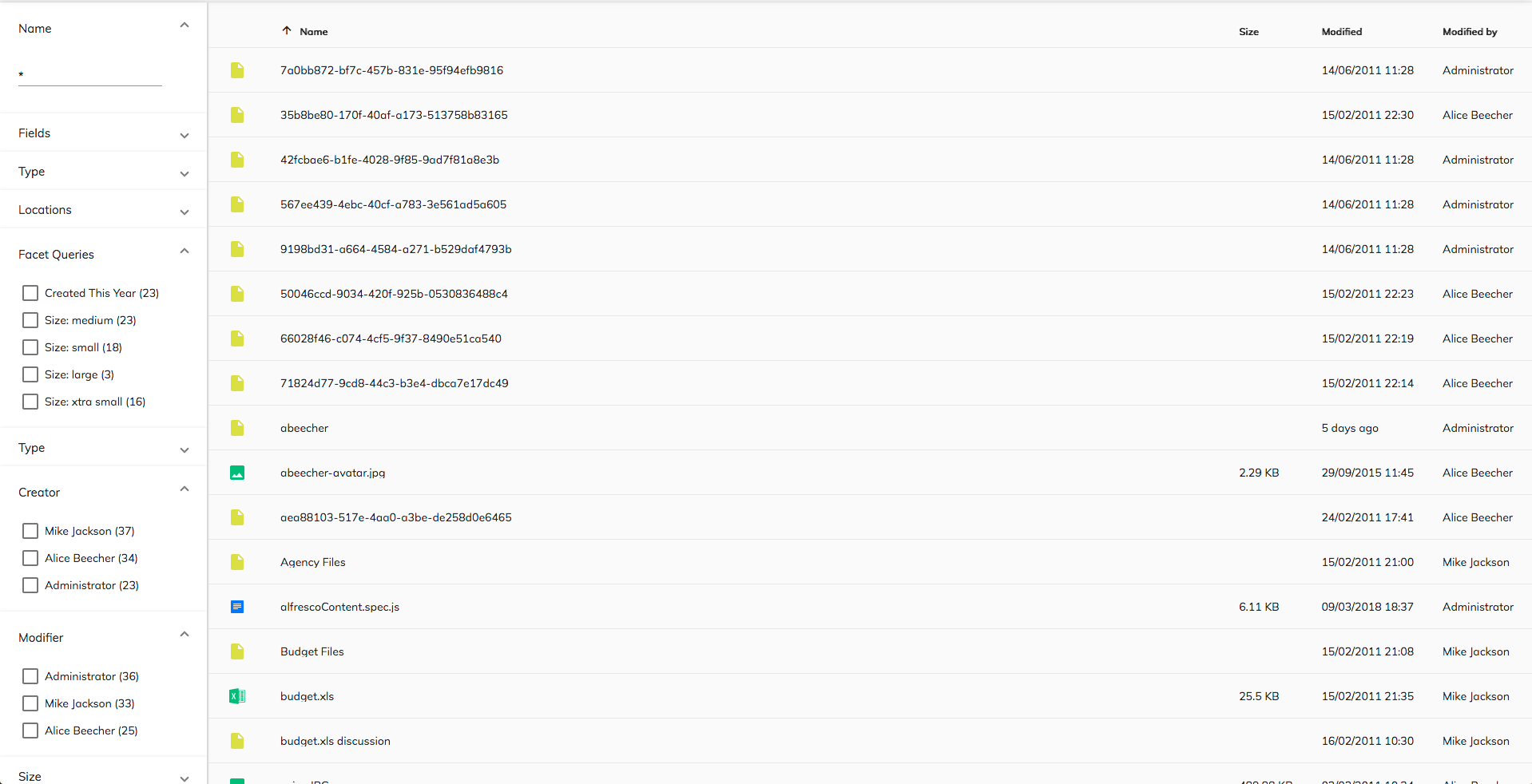 Search enhancements