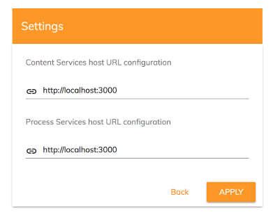 Host settings