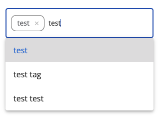Search Chip Autocomplete Input