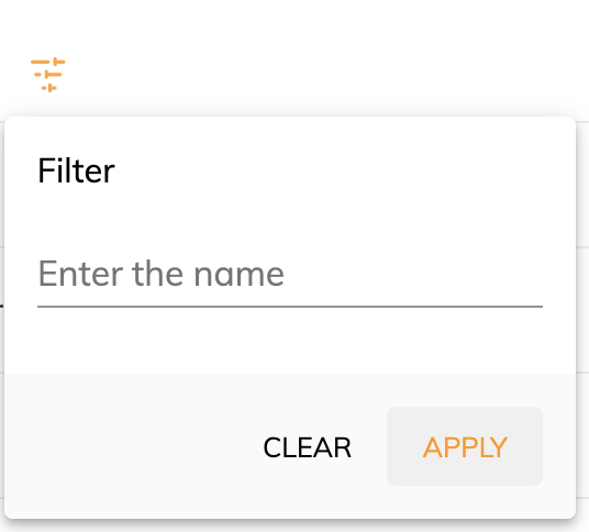 SearchHeader demo